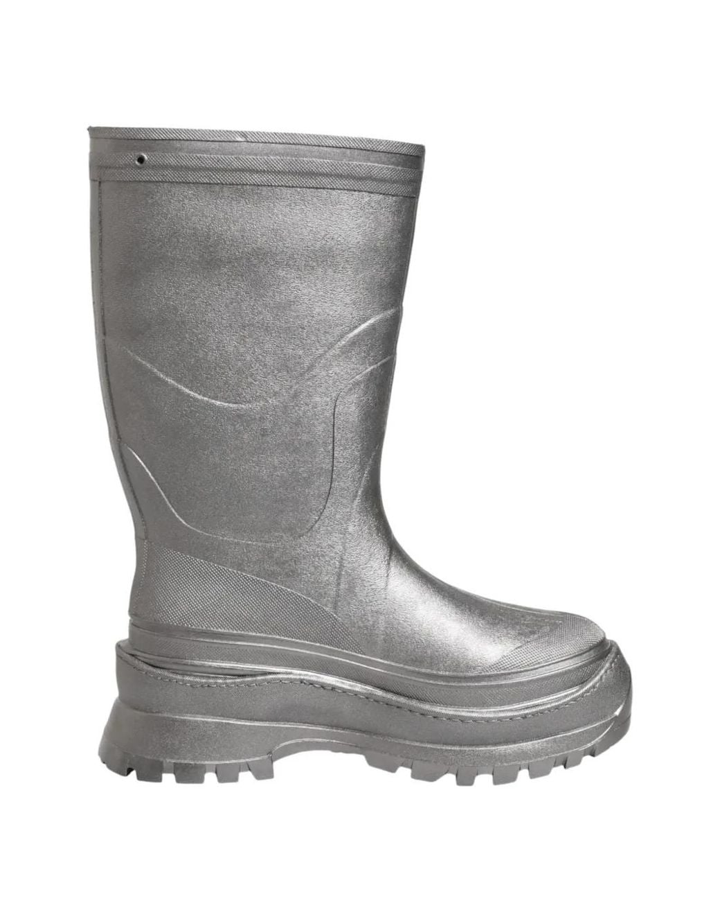 Dolce & Gabbana Gray Bottes De Pluie À Logo for men