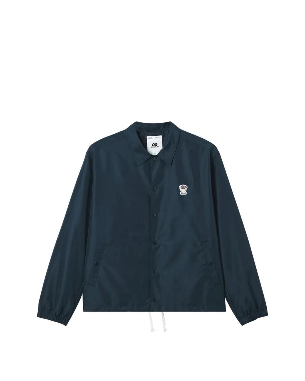 Chocoolate Blue Logo-Print Bomber Jacket for men