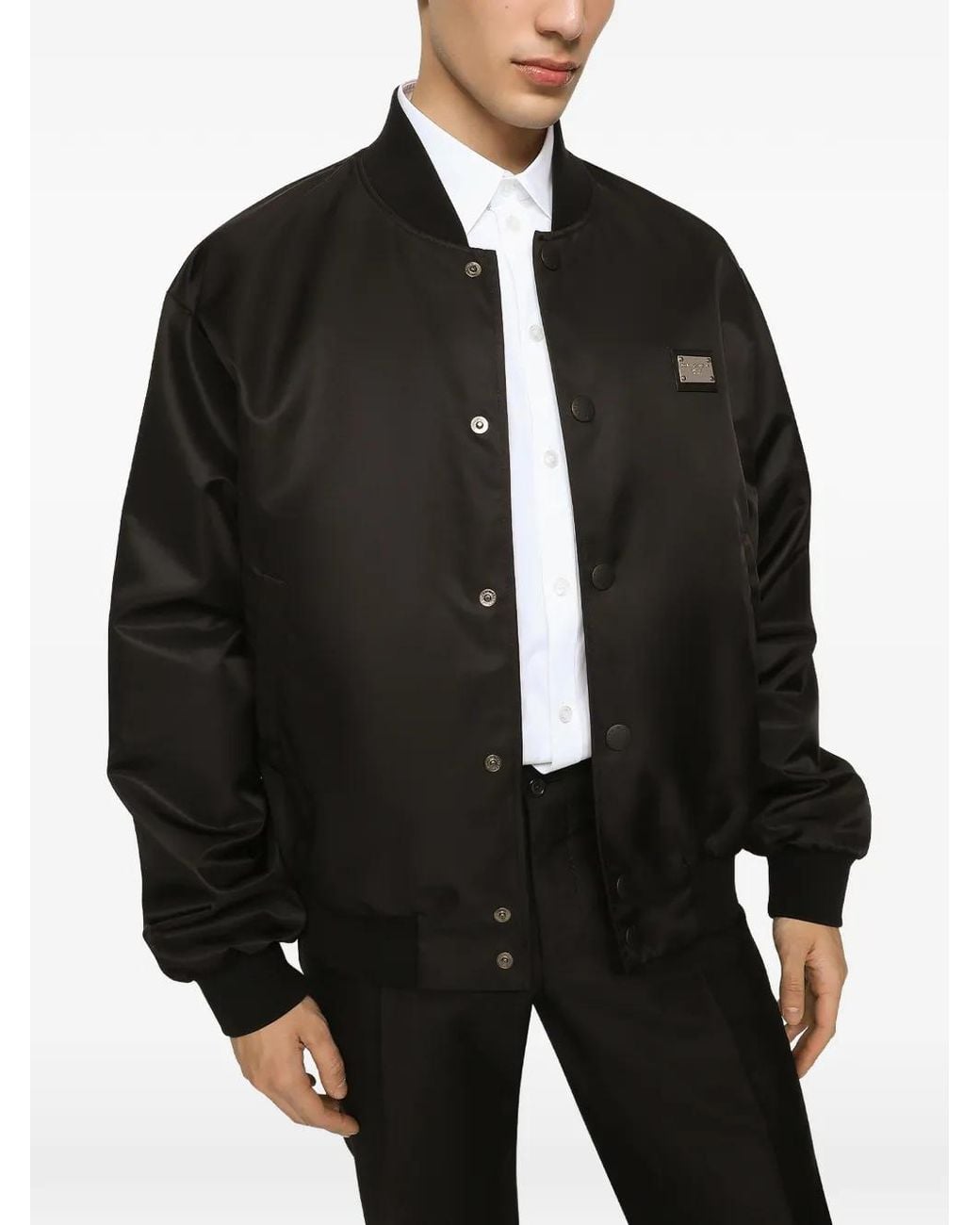 Dolce & Gabbana Black Coats for men