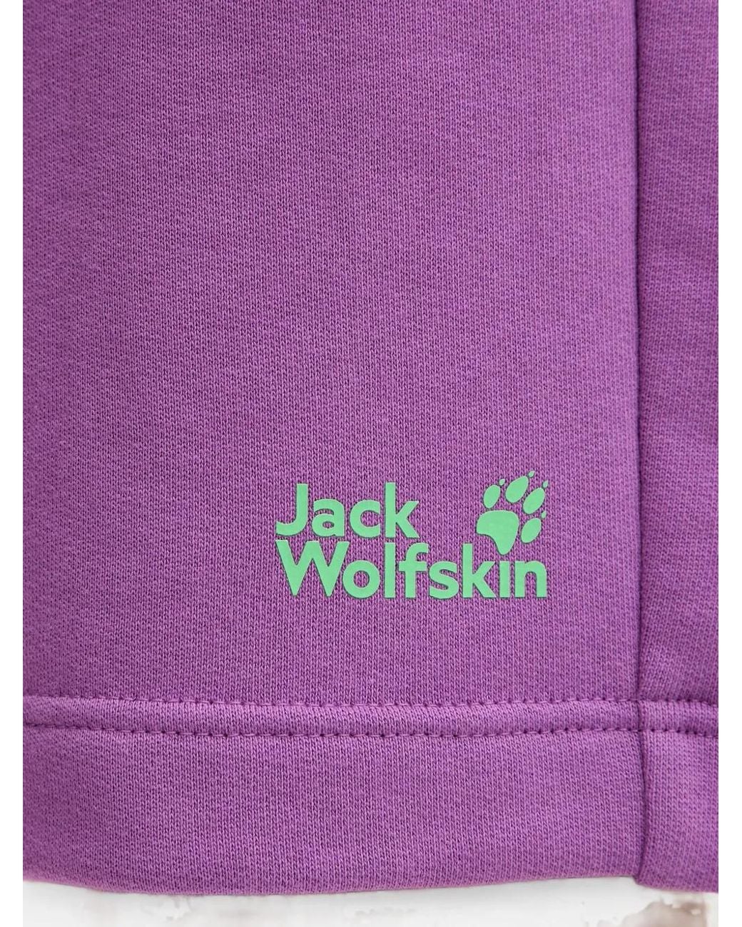 Jack Wolfskin Purple Celebrate The Paw Shorts for men