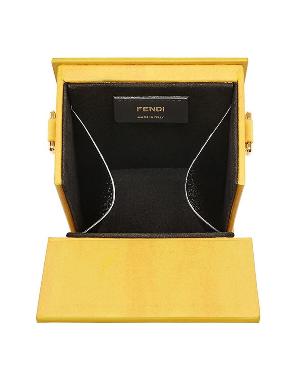 Fendi yellow box bag sale