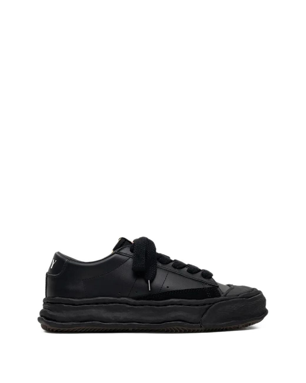 Maison Mihara Yasuhiro Black Jackson Og Sole Leather Low-Top Sneakers for men