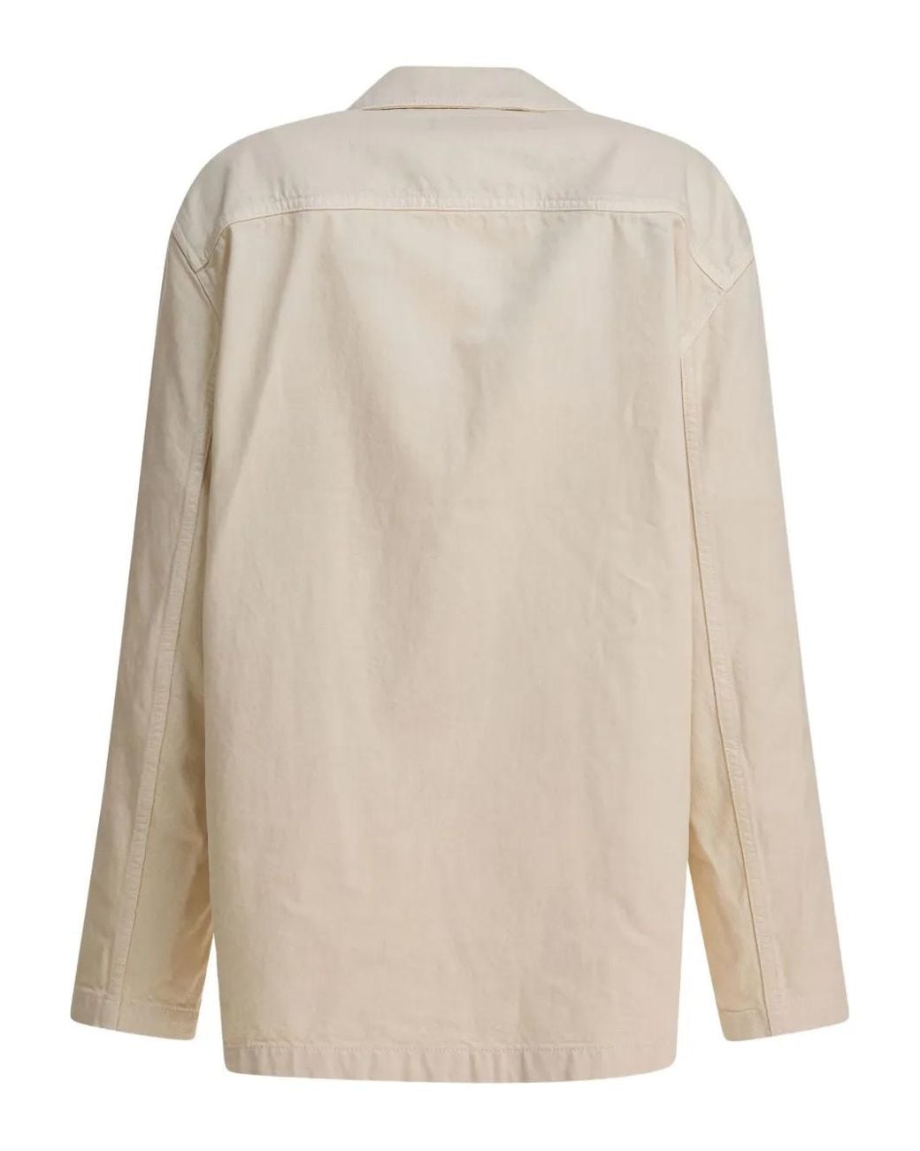 Lemaire White Double-Breasted Blazer