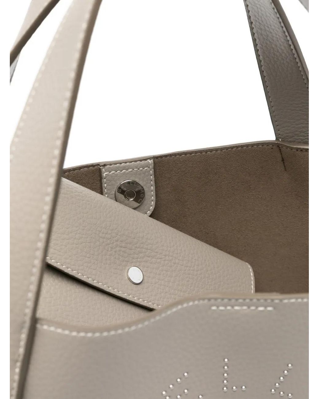 Stella McCartney Gray Stella Logo Tote Bag