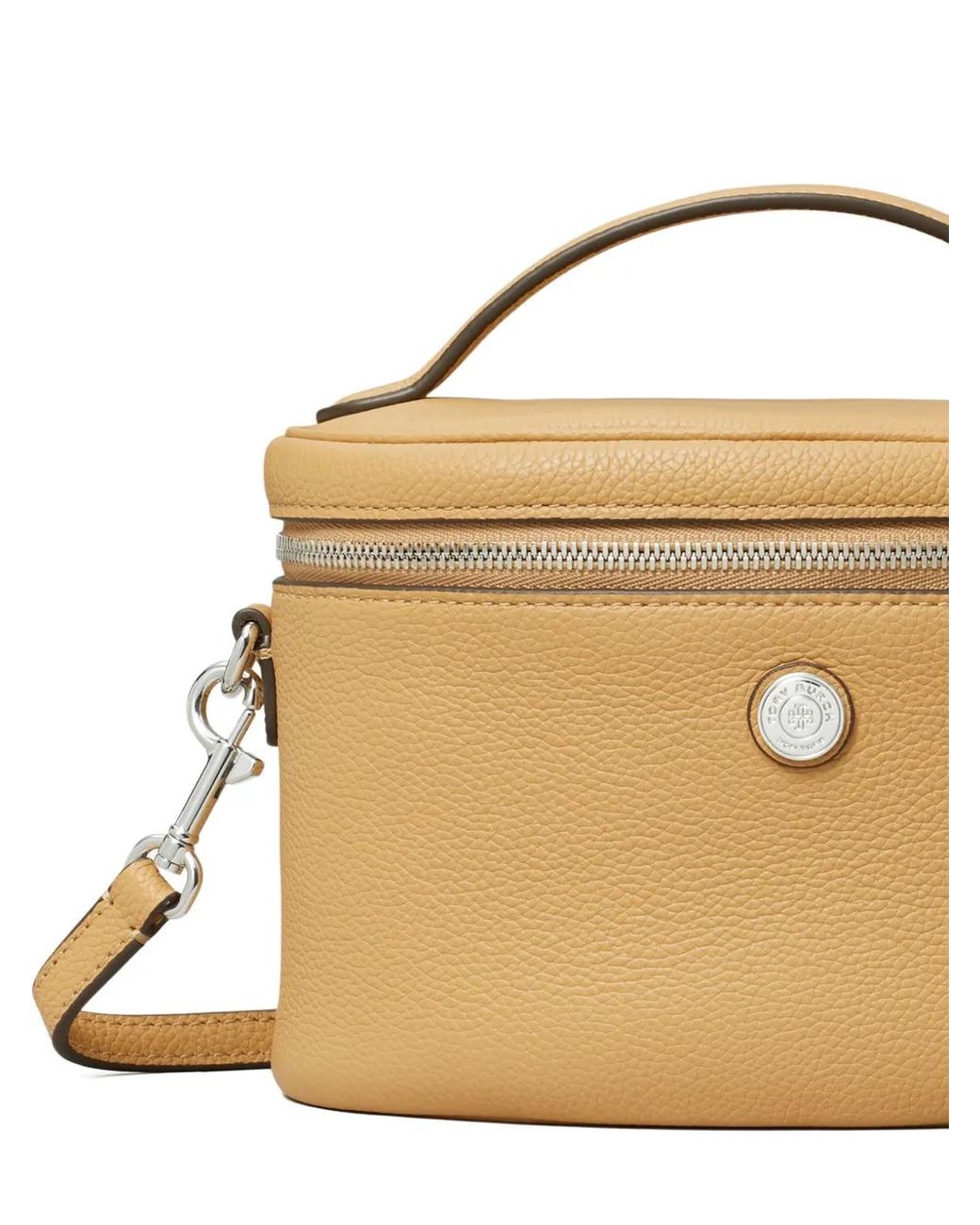Tory Burch Metallic Pebble Soft Vanity Case