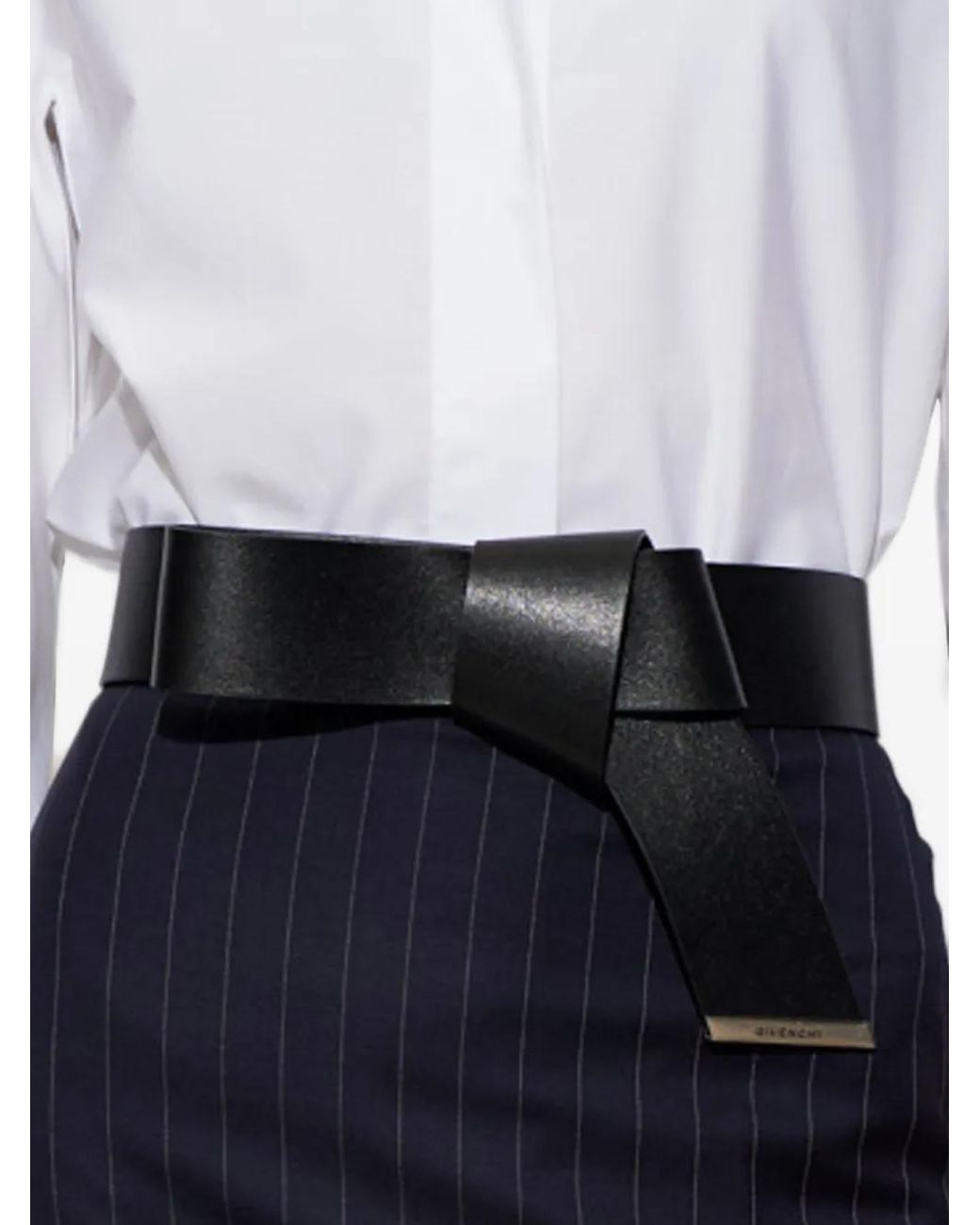 Givenchy White Klassischer Gürtel