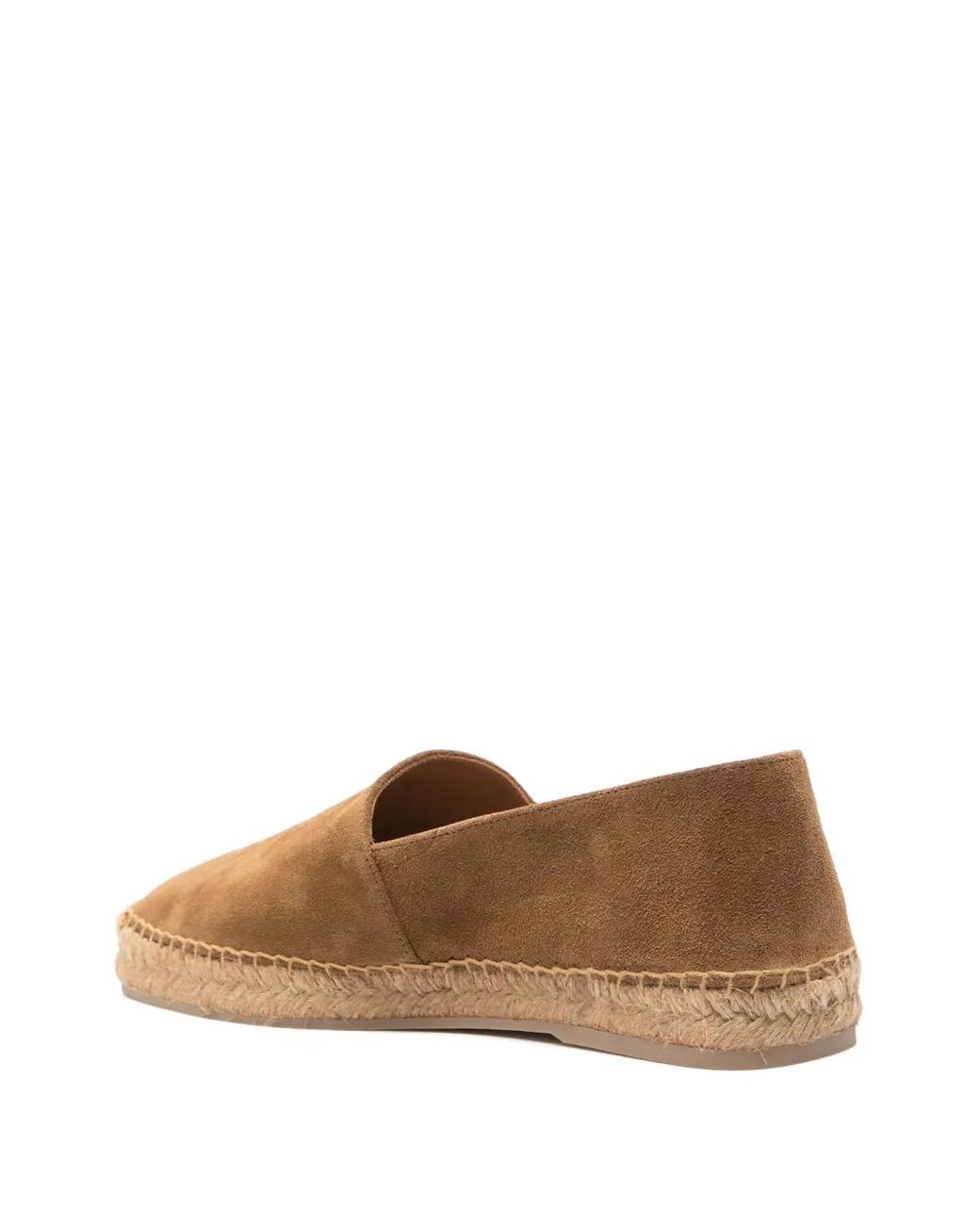 Kiton Brown Suede Espadrilles for men