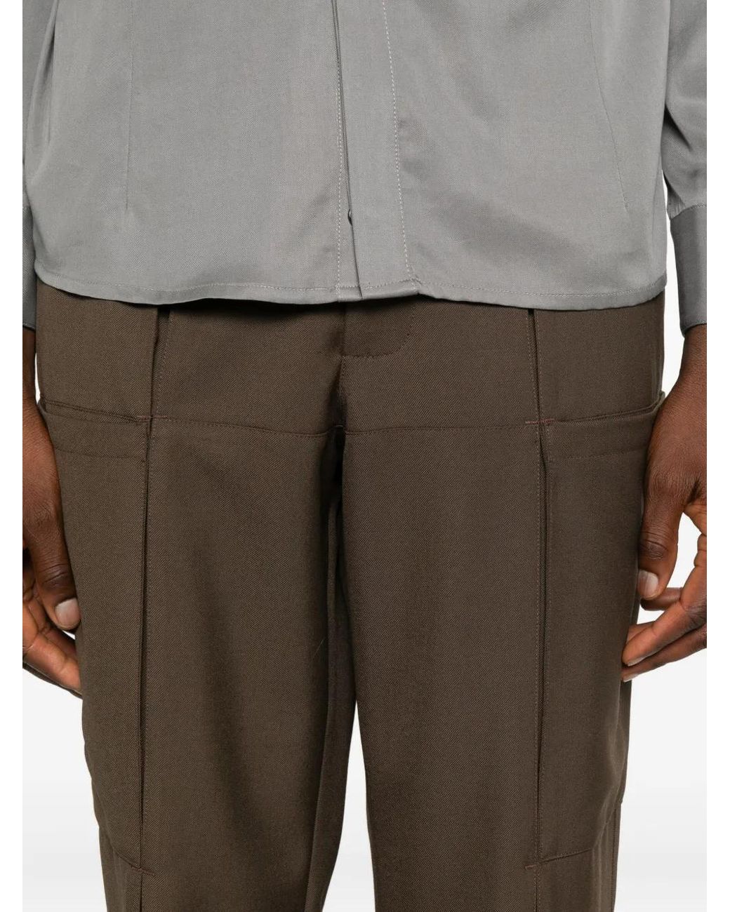 Notrainproof Green Panelled Trousers for men