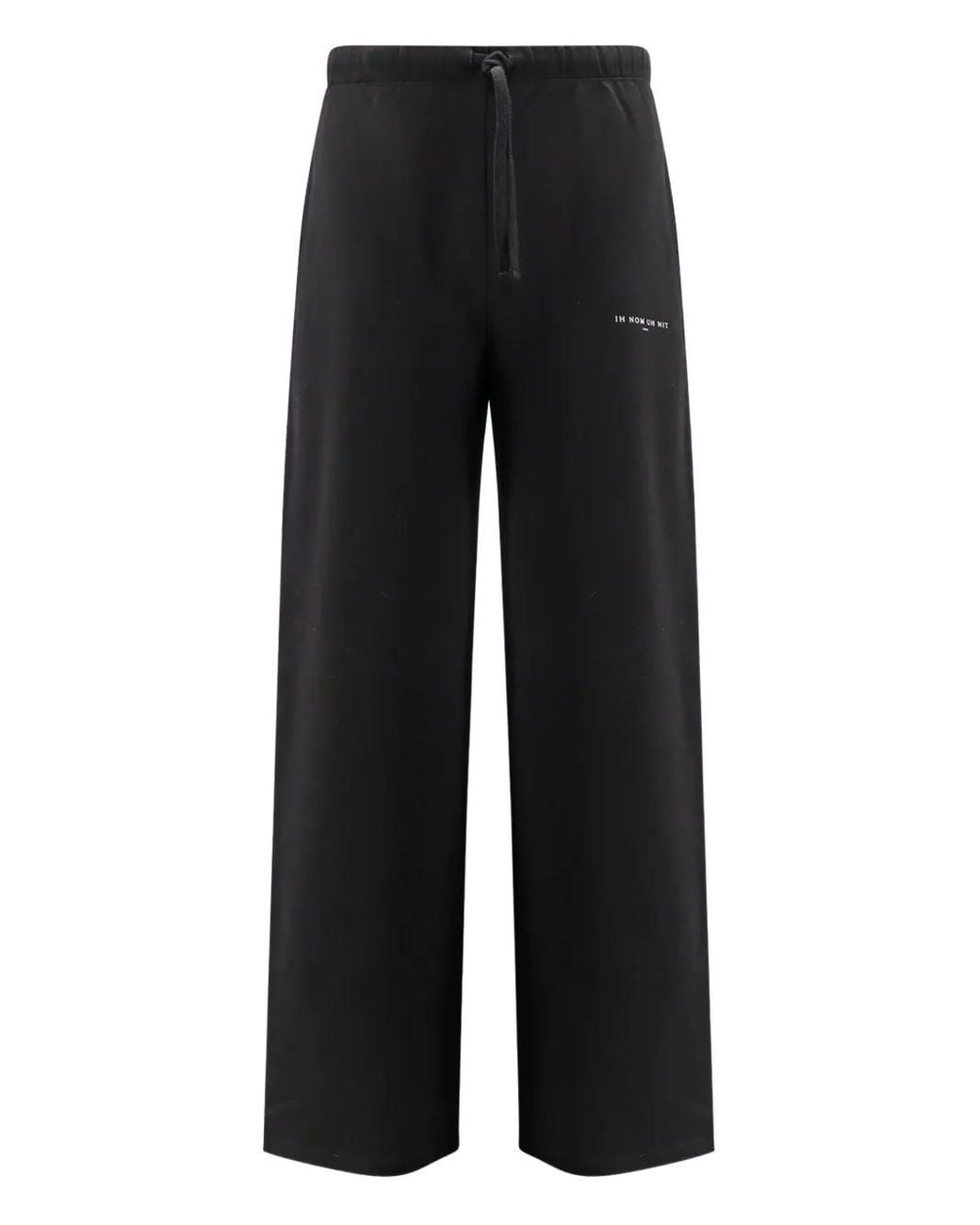 Ih Nom Uh Nit Black Logo-Print Track Pants for men