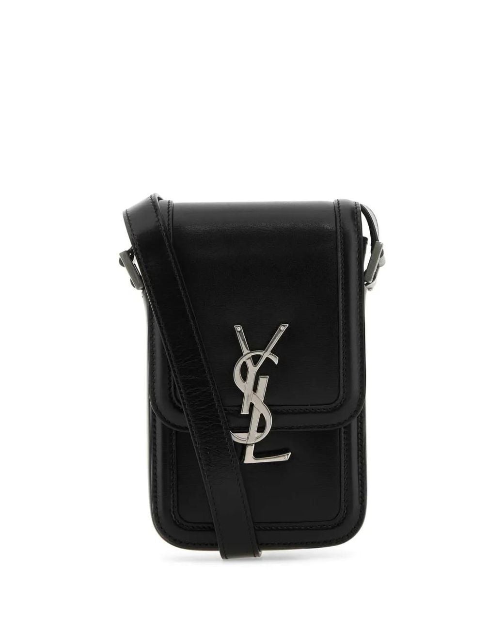 Saint Laurent White Solferino Mini Bag for men