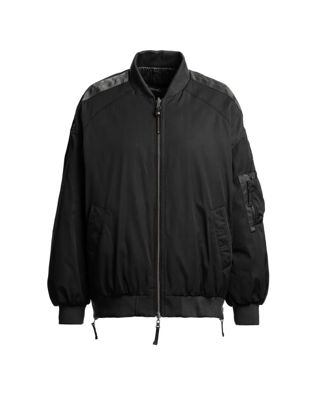 Parajumpers Black Reversible Bomb Bomber Jacket