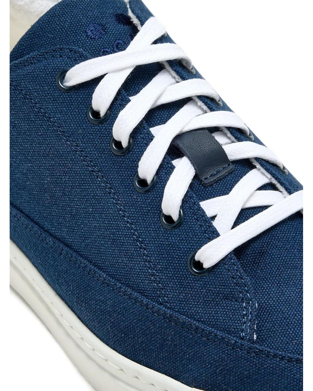 Blu Scarpa Blue Lace-Up Sneakers for men