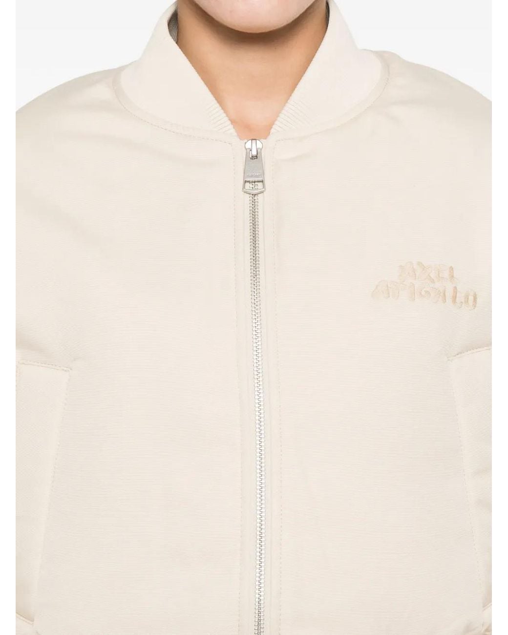 Axel Arigato Natural Lola Zipped Bomber Jacket