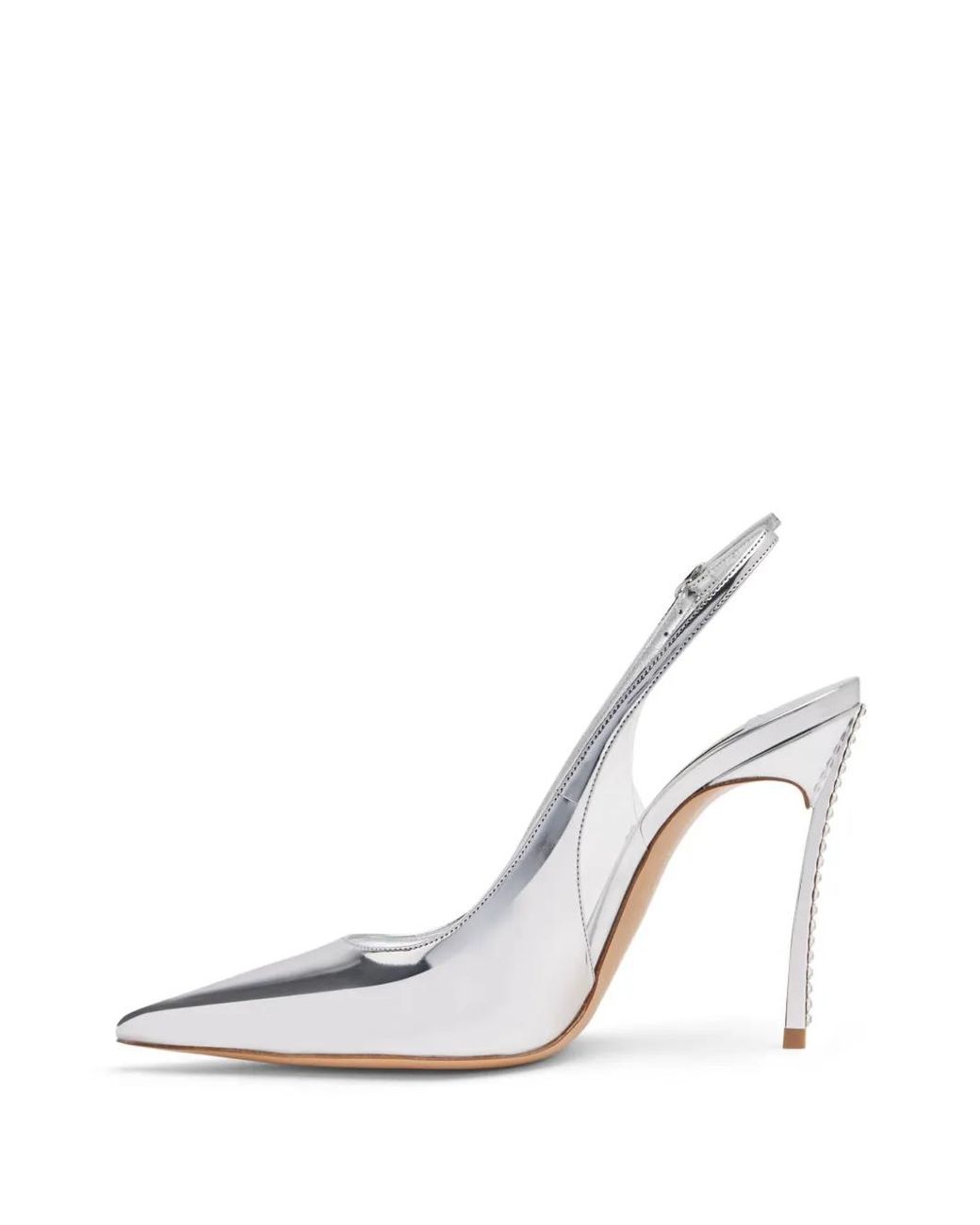 Casadei White 100Mm Alice Superblade Pumps