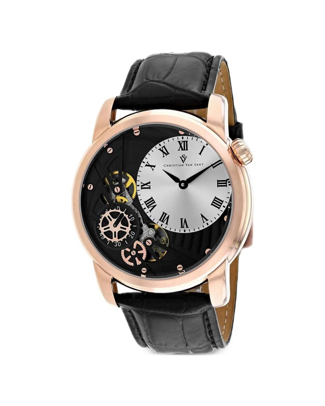 Christian Van Sant Metallic Sprocket 44Mm Watch for men