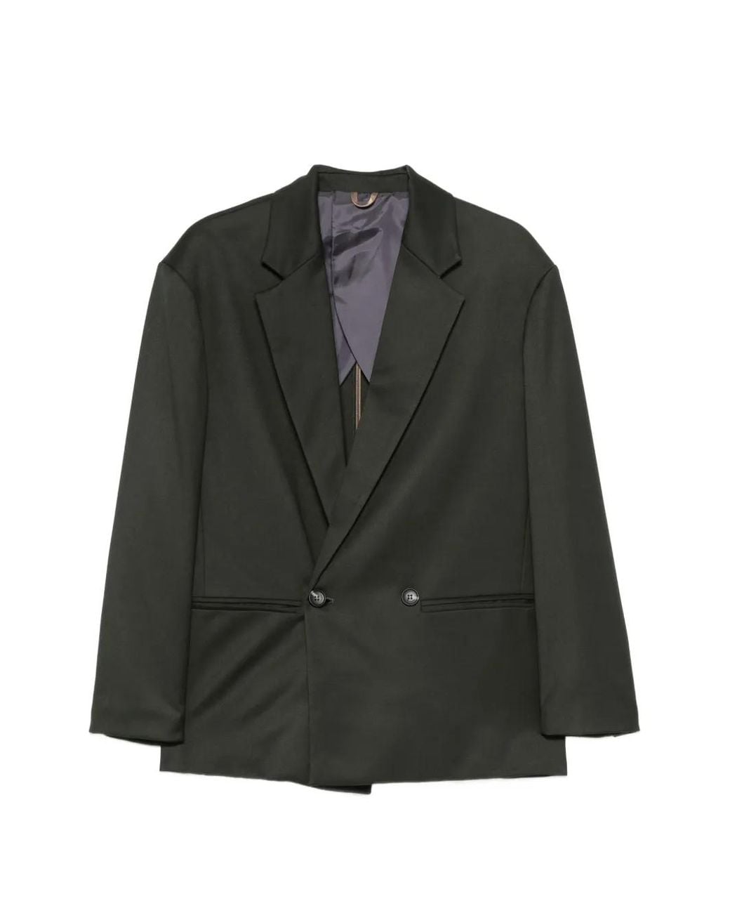 Imperial Gray Double-Breasted Jacket for men
