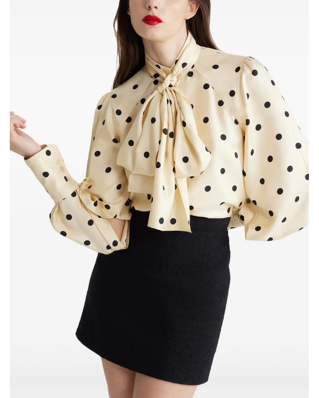 Patou Natural Lavallière Blouse