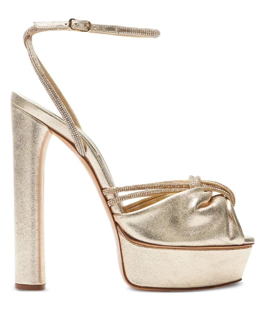 Casadei White 140Mm Taylor Flora Wonder Sandals