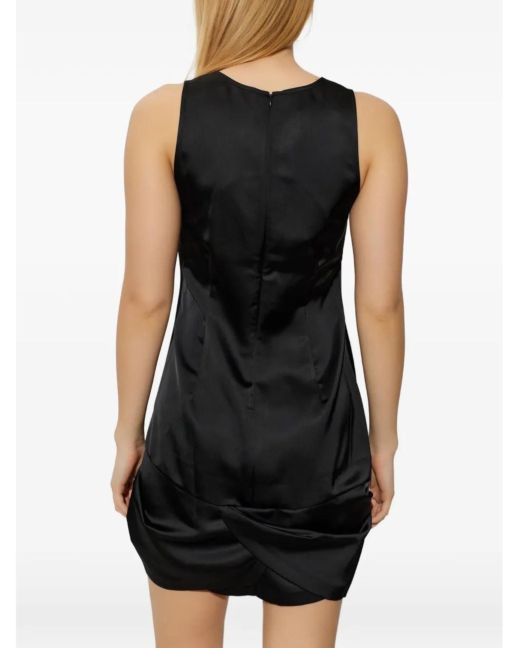 IRO Black Tyliana Gathered Mini Dress