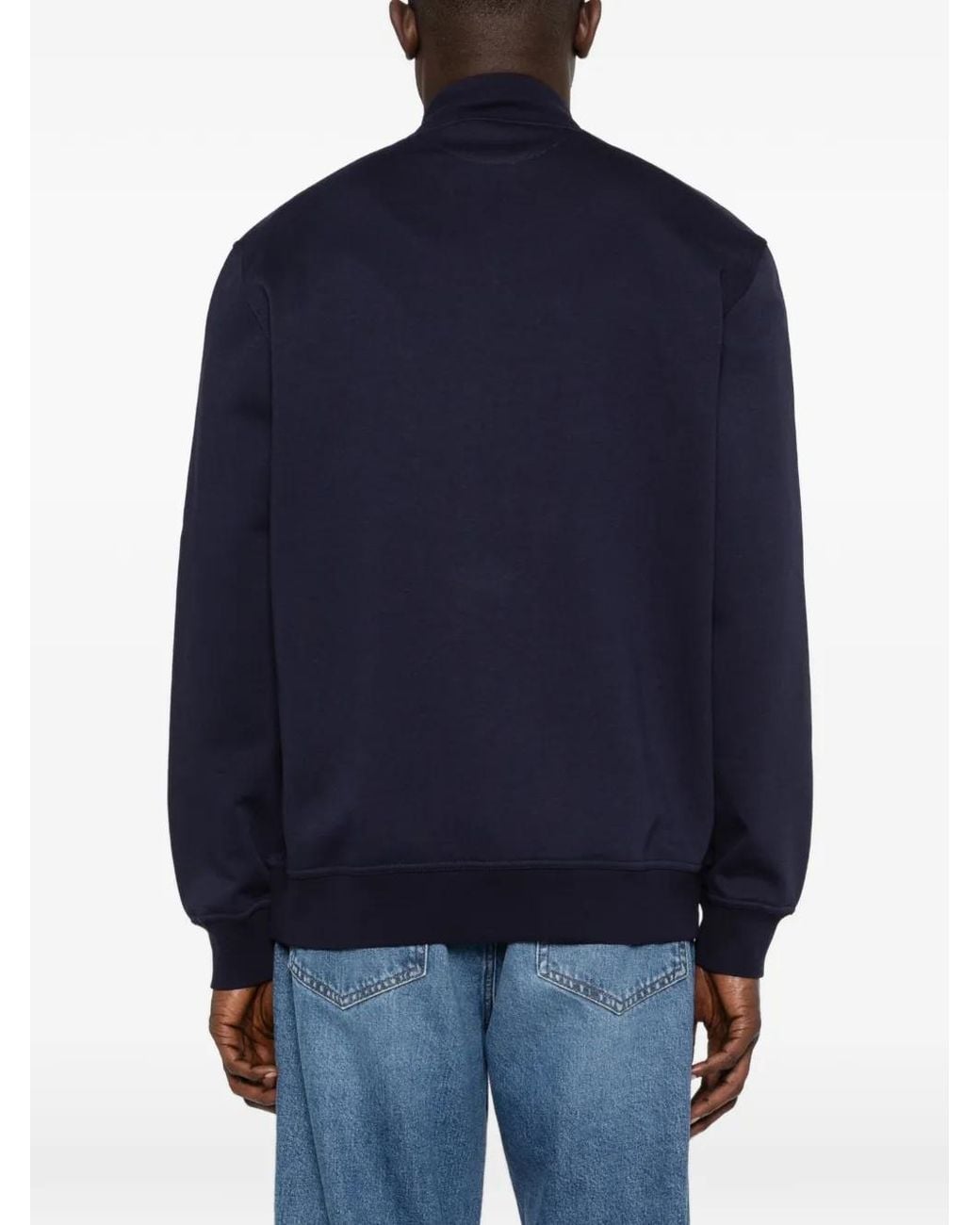 Brunello Cucinelli Blue Zip Pockets Knitwear for men