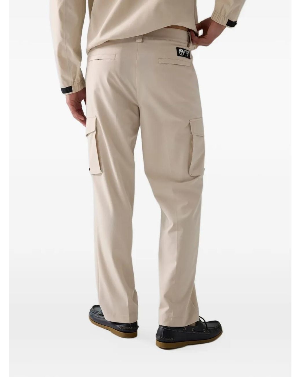 Guess Natural Nylon Cargo Trousers for men