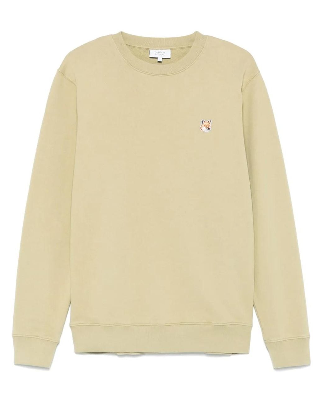 Maison Kitsuné Natural Fox-Head Sweatshirt for men