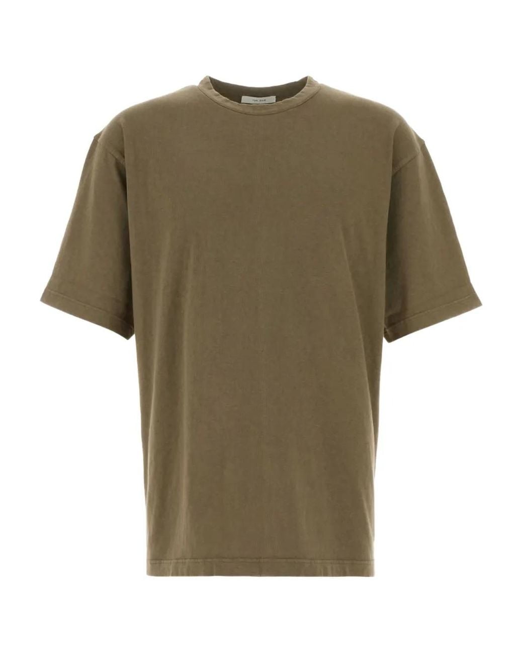 The Row Green Oversized Cotton T-Shirt for men