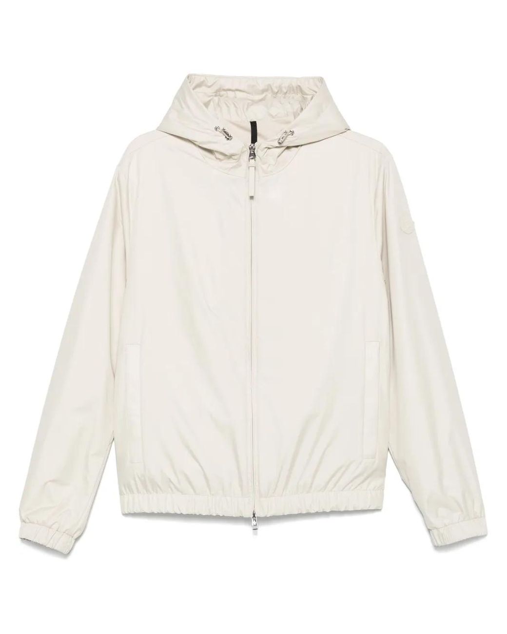 Moncler White Lightweight Summer Jacket for men