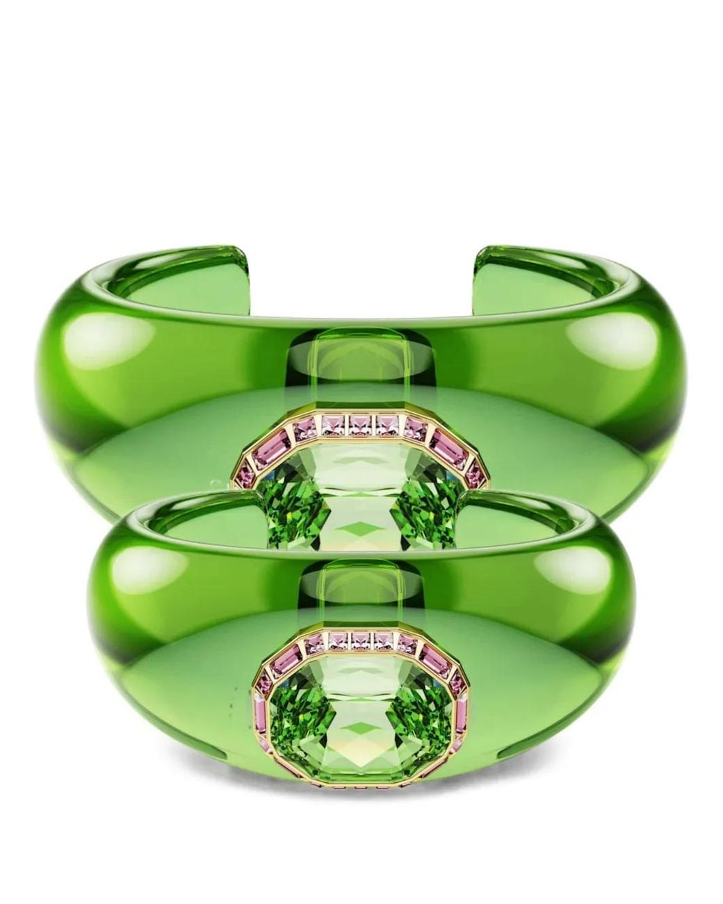 Swarovski Green Dulcis Crystal Cuff Bracelet