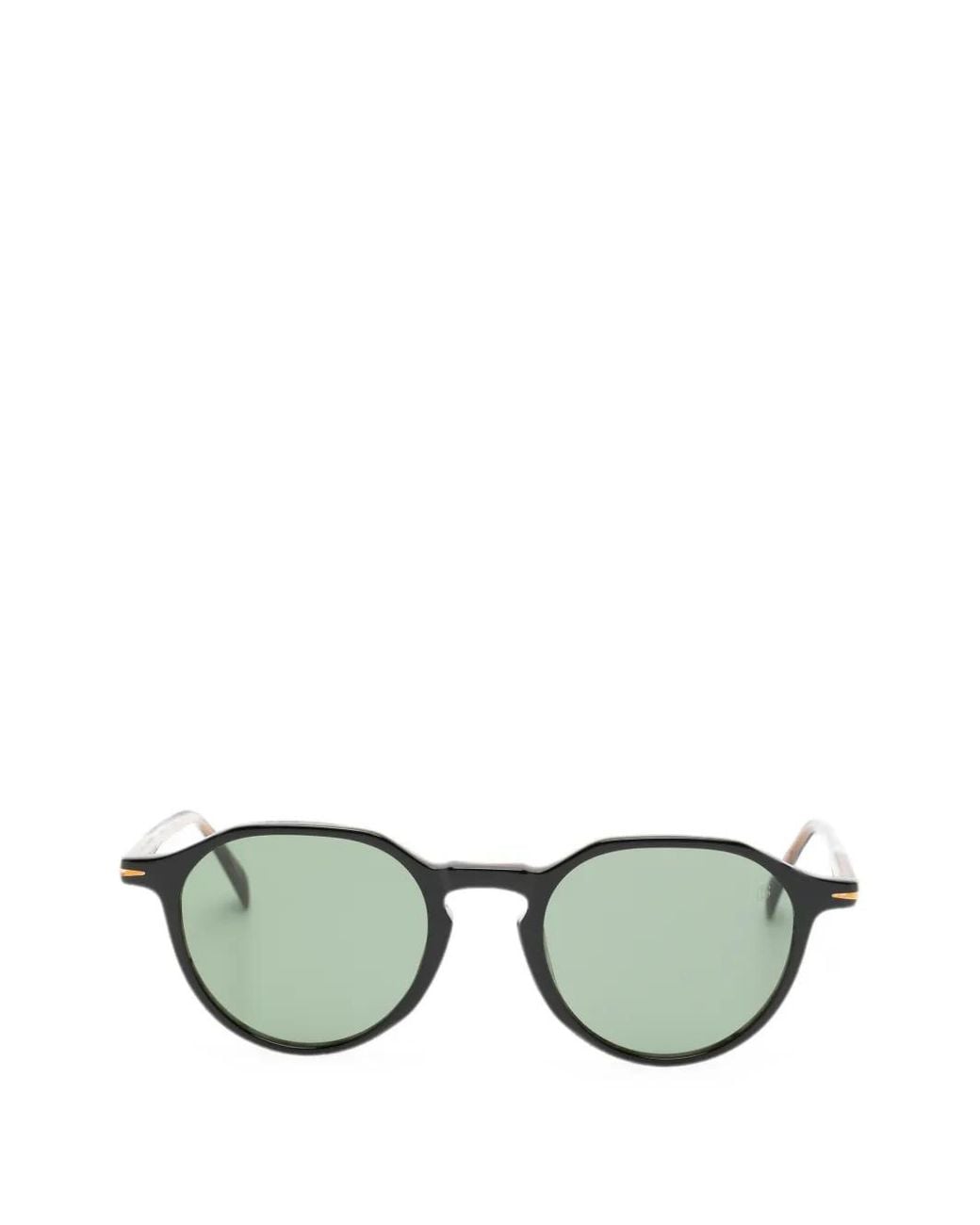 David Beckham Green Lunettes De Soleil À Monture Ronde
