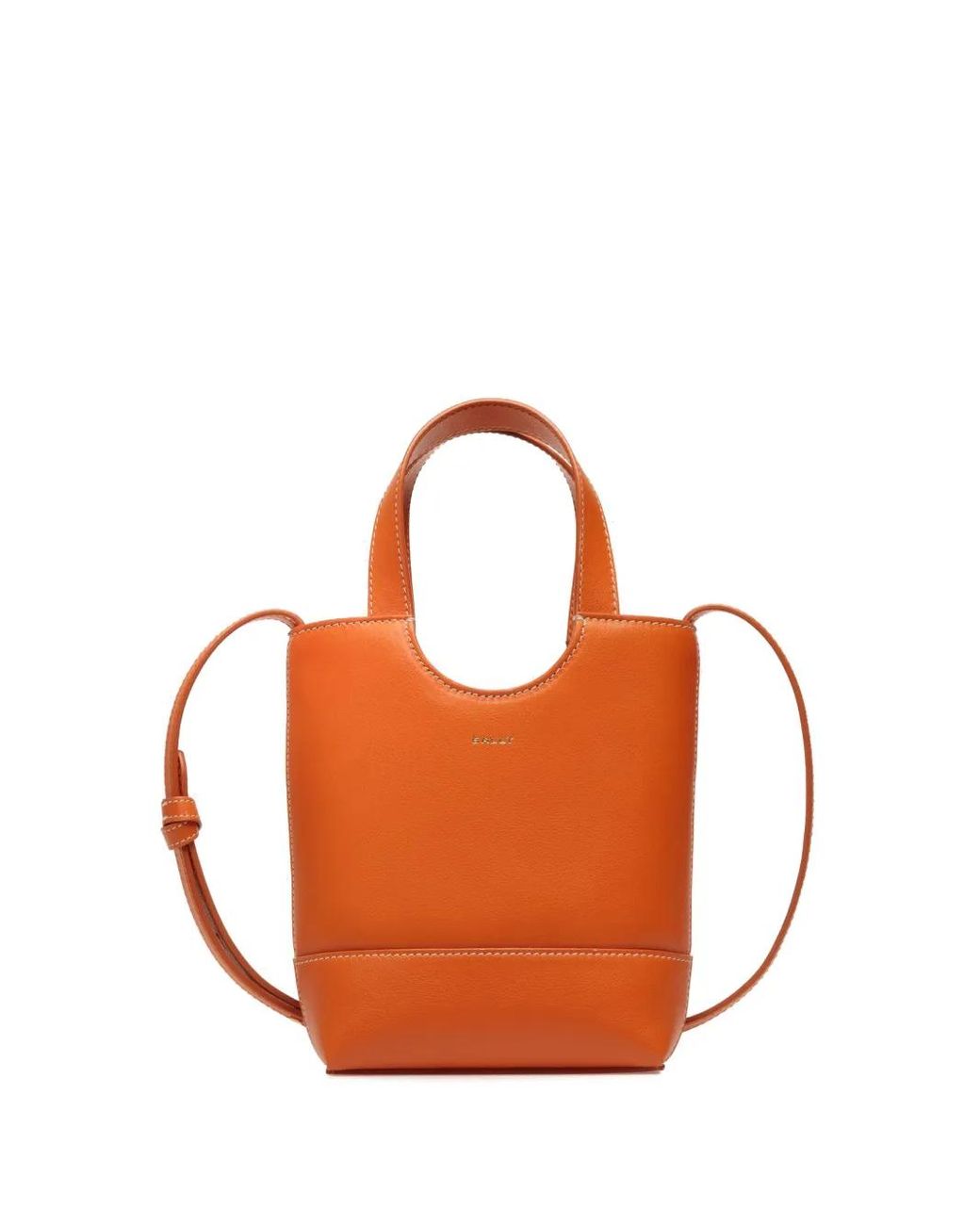 Bally Orange Petit Sac À Main Easy