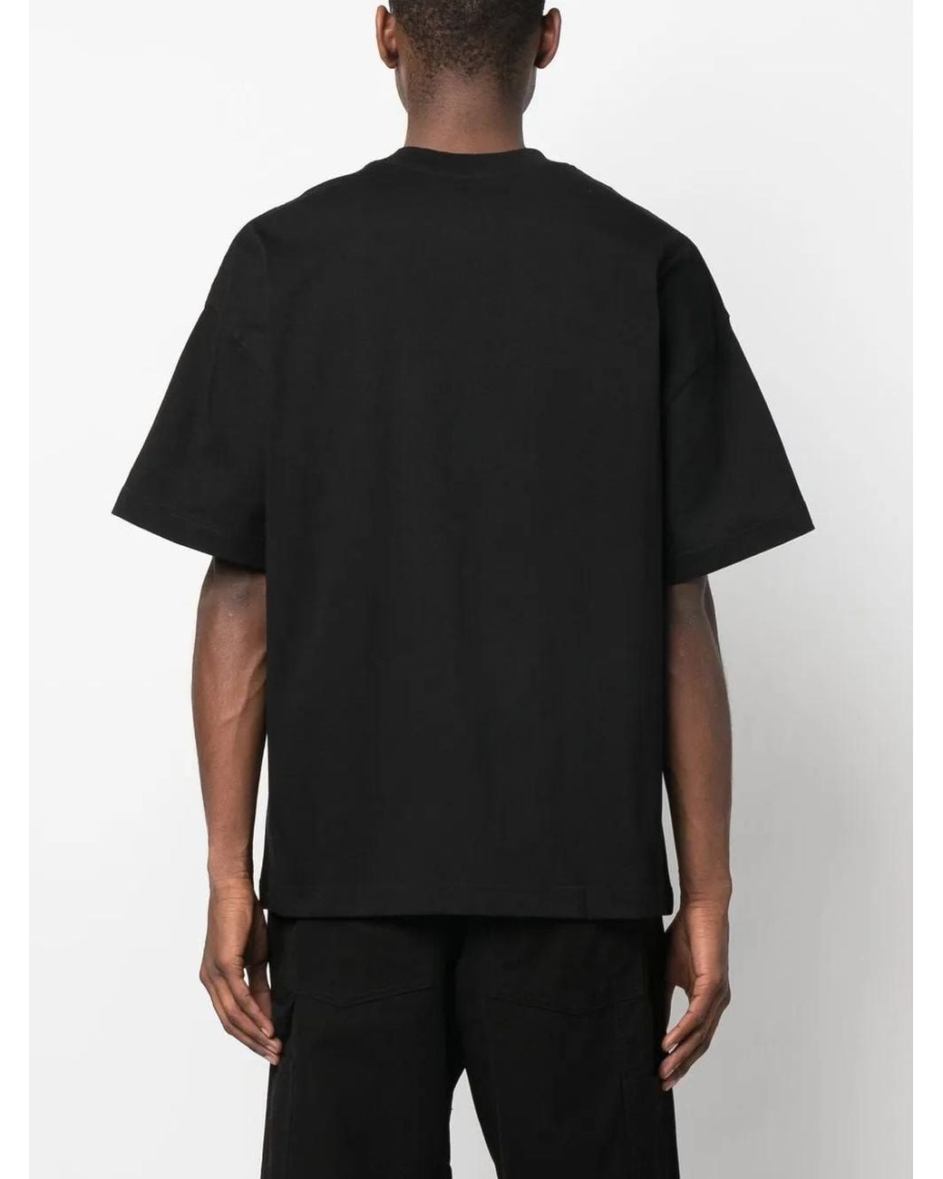 Camiseta Link Script Con Cuello Redondo Carhartt de hombre de color Black