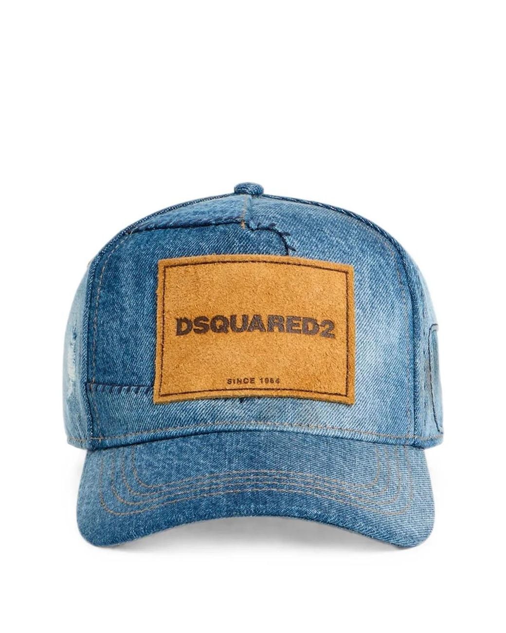 DSquared² Blue Casquette À Logo