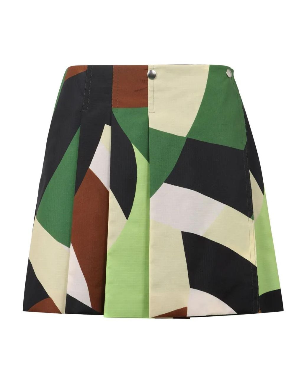 Plan C Green Gocaa Mini Skirt
