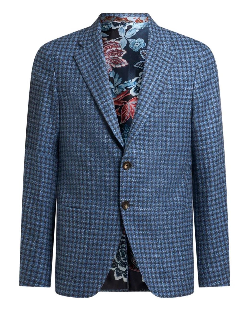 Etro Blue Jacket Roma for men