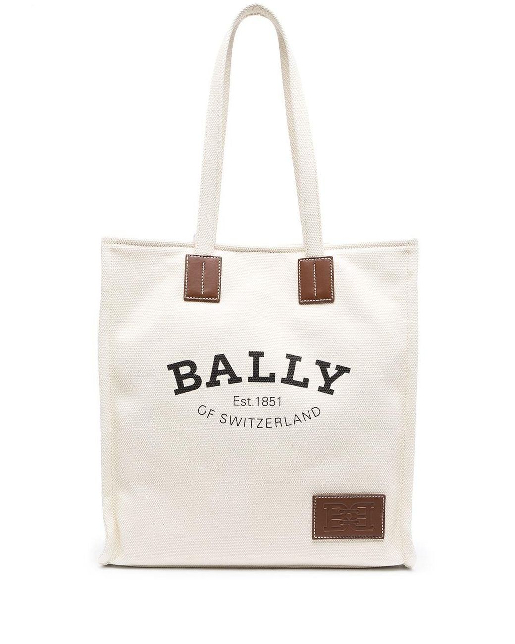 Bally Crystalia Logoprint Tote Bag Lyst