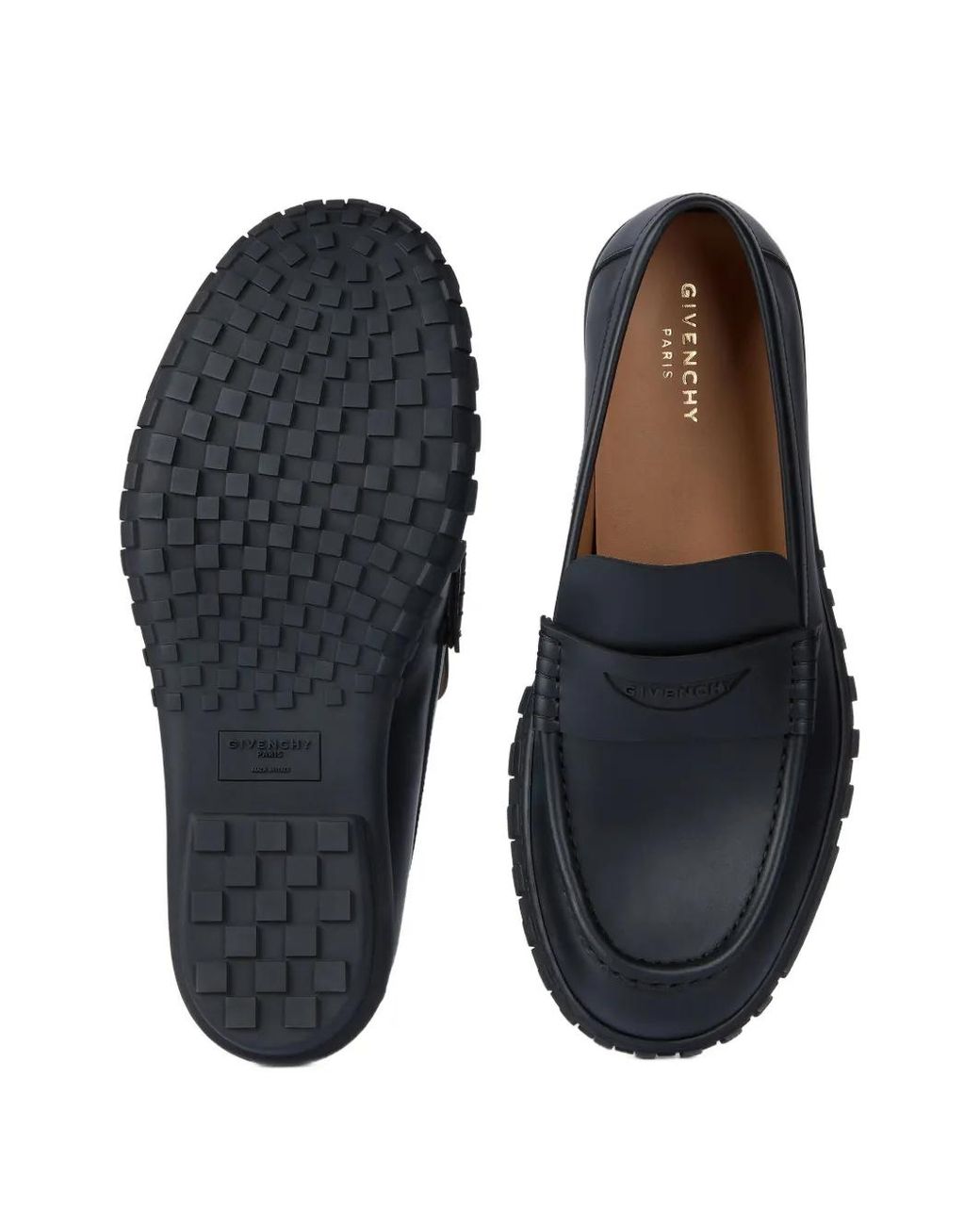 Givenchy Echo Loafer Aus Leder in Blue für Herren