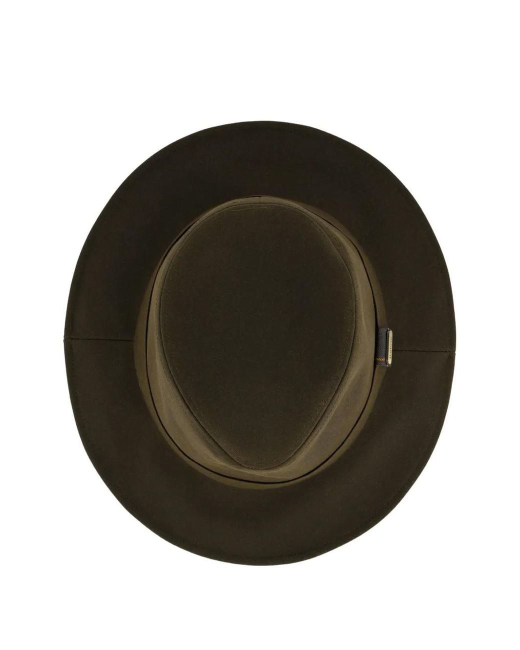 Barbour Brown Solid Fedora Hat