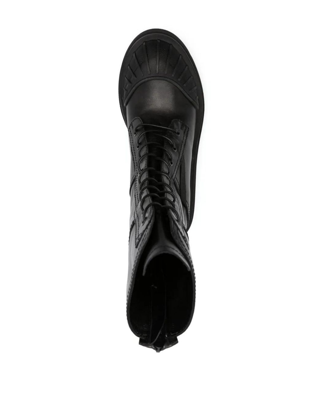 Premiata Black Yukon Lace-Up Leather Boots