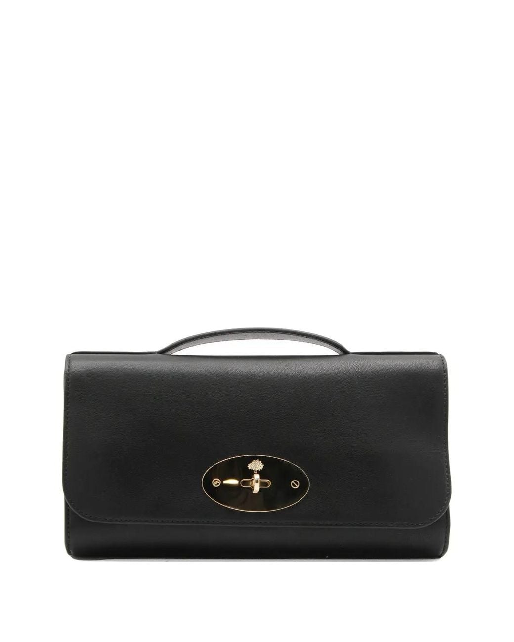 Mulberry Black Pochette Lily En Cuir
