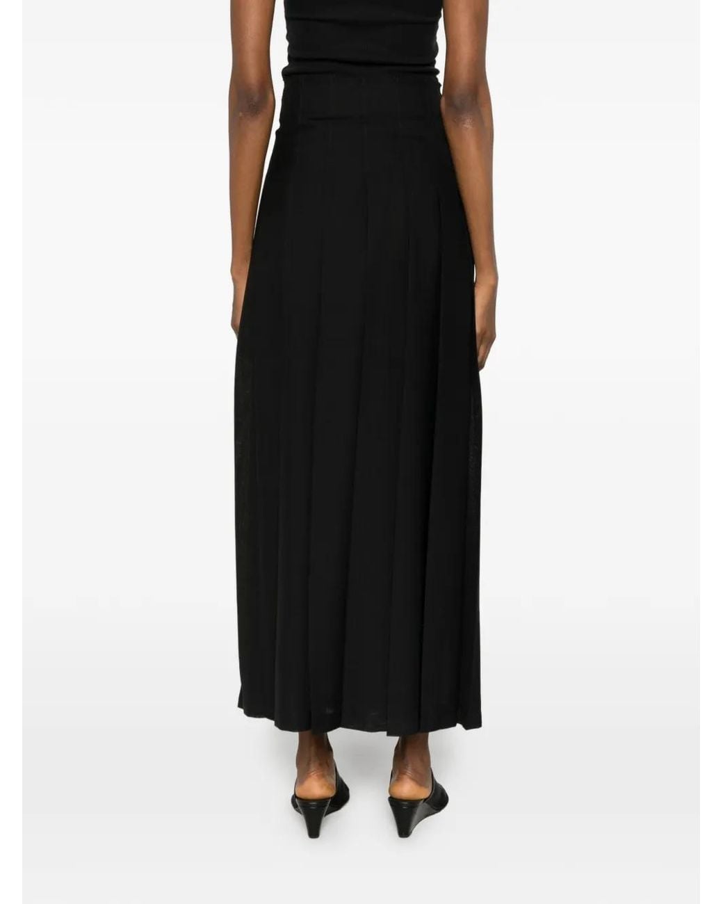 Department 5 Black Gilles Belted Gilles Skirt