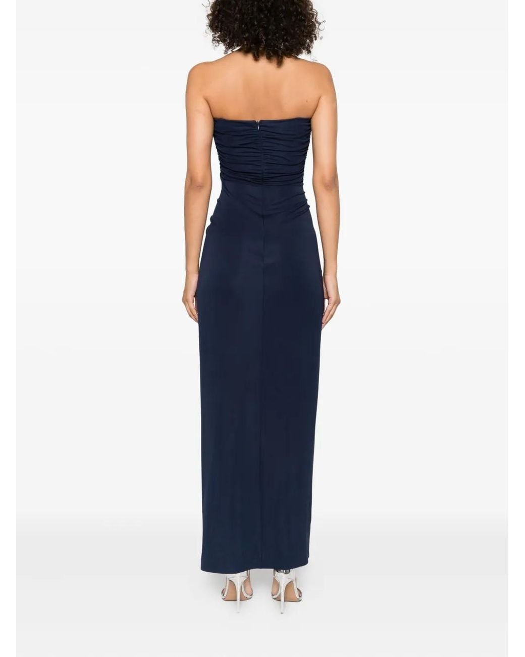 Jonathan Simkhai Blue Emma Maxi Dress