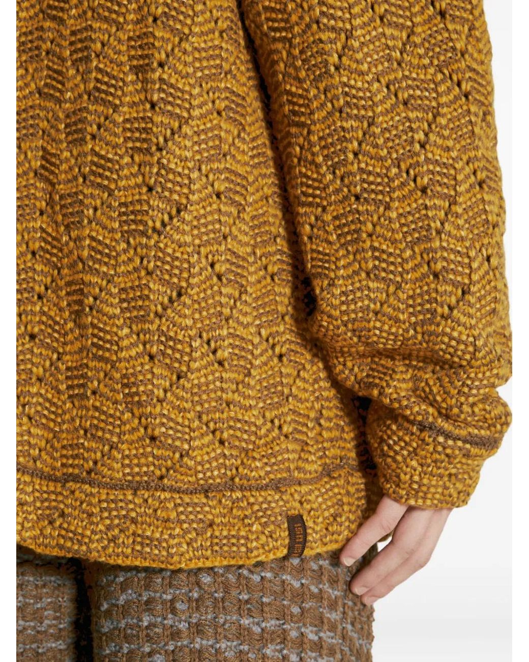 Isa Boulder Brown Puzzle Jacket for men
