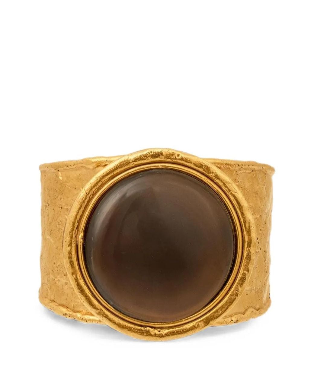 Sylvia Toledano Red Cornaline Sphere Cuff Bracelet