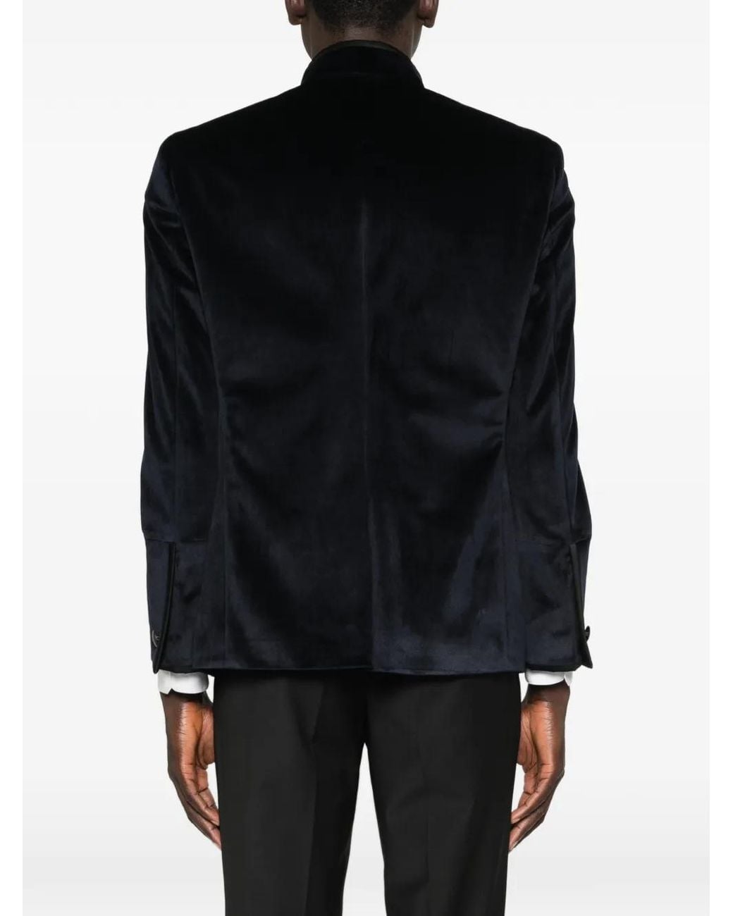 Karl Lagerfeld Black Glory Button-Fastening Jacket for men