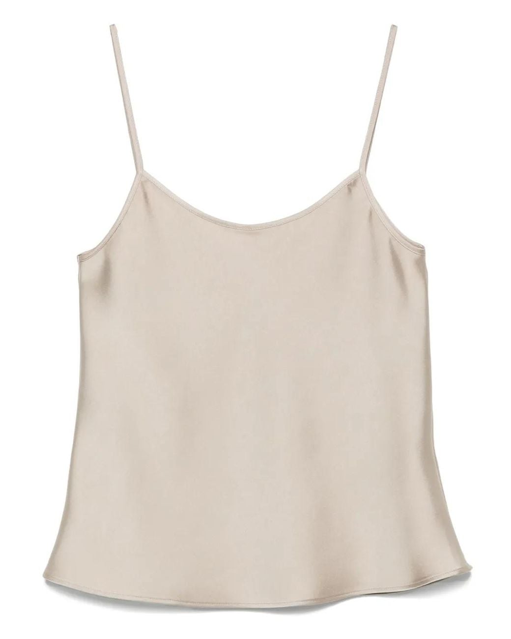 Blanca Vita Natural Satin Tank Top
