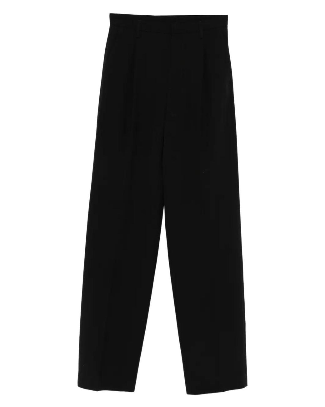 MM6 by Maison Margiela Black Pleat-Detail Trousers