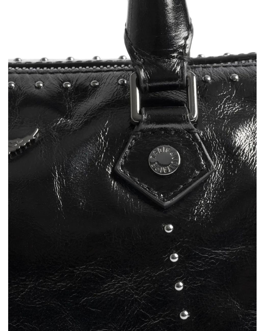 Zadig & Voltaire Black Sunny Small Vibe Studs Bag