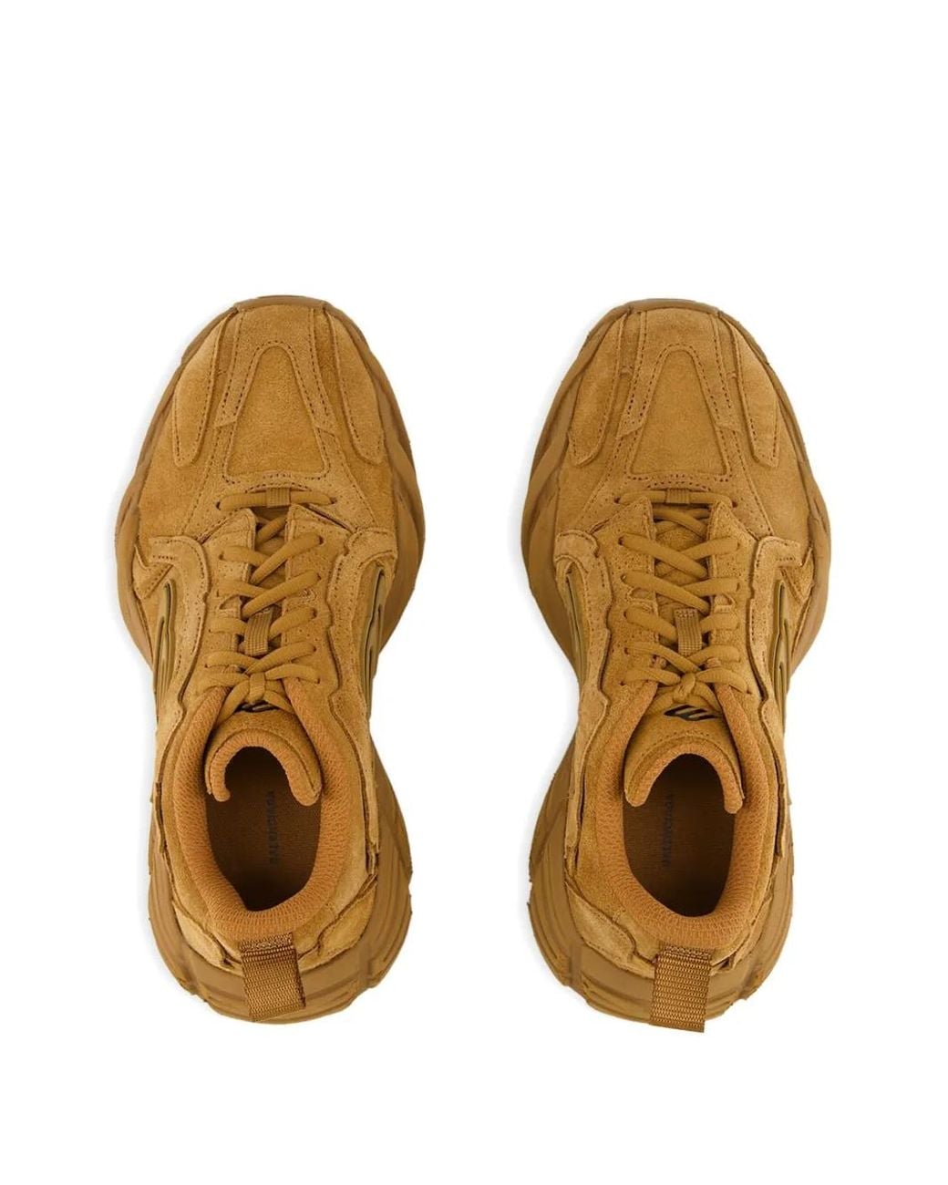Balenciaga Brown Monday Suede Sneakers