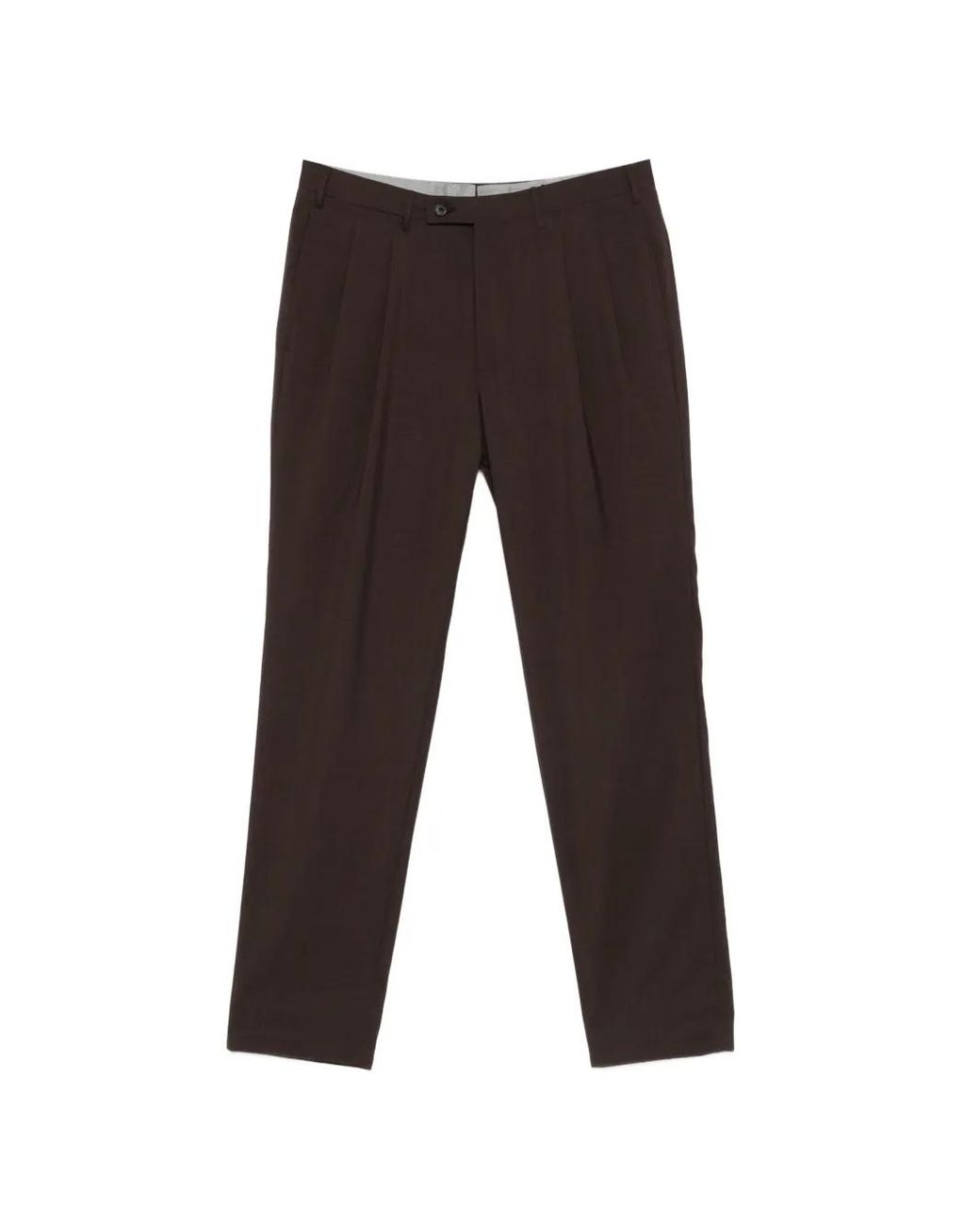 Corneliani Black Pleated Trousers for men